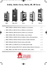 EdilKamin Italiana Camini DAFNE Installation, Use And Maintenance Manual предпросмотр