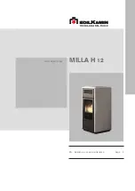 EdilKamin MILLA H 12 Installation, Use And Maintenance Handbook preview