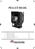 EdilKamin PELLET-BLOK Installation, Use And Maintenance Manual предпросмотр