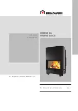 Предварительный просмотр 1 страницы EdilKamin WIDRO 85 Instructions For Installation, Use And Maintenance Manual