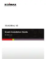 Preview for 1 page of Edimax 3G-6200nL V2 Quick Installation Manual