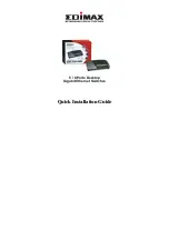 Предварительный просмотр 1 страницы Edimax 5/8 Quick Installation Manual