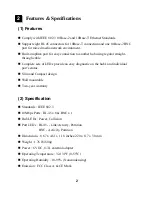 Preview for 5 page of Edimax 9-Port Desktop Ethernet Hub ER-5390S User Manual