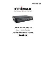 Предварительный просмотр 1 страницы Edimax AC-M1000 Quick Installation Manual