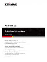 Edimax AI-1001W Quick Installation Manual предпросмотр