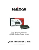 Edimax AR-7064+ Quick Installation Manual preview