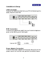 Предварительный просмотр 3 страницы Edimax AR-7064Sg+ Quick Installation Manual