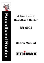 Edimax BR-6004 User Manual preview