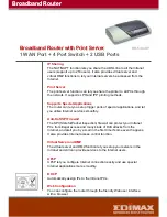 Edimax BR-6104KP Specifications preview