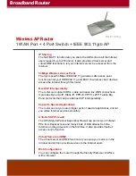 Edimax BR-6114Wg Specifications preview