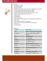 Preview for 2 page of Edimax BR-6114Wg Specifications