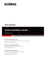 Edimax BR-6208AC Quick Installation Manual preview