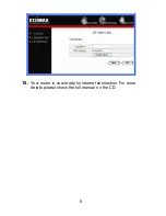 Preview for 9 page of Edimax BR-6216Mg Quick Installation Manual