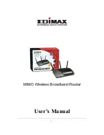 Предварительный просмотр 1 страницы Edimax BR-6216Mg User Manual