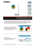 Предварительный просмотр 1 страницы Edimax BR-6228nC V2 Brochure & Specs