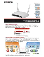 Preview for 1 page of Edimax BR-6478AC Brochure & Specs