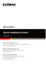 Edimax BR-6478AC Quick Installation Manual preview