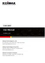 Предварительный просмотр 1 страницы Edimax CAX1800 User Manual