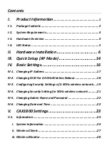 Предварительный просмотр 2 страницы Edimax CAX1800 User Manual