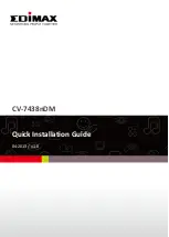 Edimax CV-7438nDM Quick Installation Manual preview