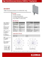 Edimax EA-OD19 Specifications preview