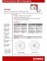 Предварительный просмотр 1 страницы Edimax EA-OD9D Specifications