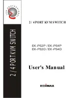 Предварительный просмотр 1 страницы Edimax EK-PS2P User Manual