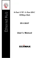 Предварительный просмотр 1 страницы Edimax ER-5390P User Manual