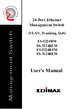 Preview for 1 page of Edimax ES-3124REM User Manual