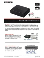 Preview for 1 page of Edimax ES-3305P V2 Features