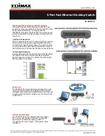 Preview for 2 page of Edimax ES-3305P V2 Features