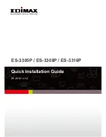 Preview for 1 page of Edimax ES-3305P Quick Installation Manual