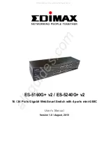 Preview for 1 page of Edimax ES-5160G+ V2 User Manual