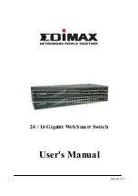 Edimax ES-516G+ User Manual preview