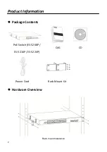 Preview for 2 page of Edimax ES-5208P Quick Installation Manual