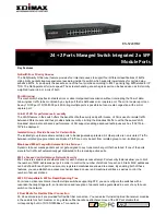 Preview for 1 page of Edimax ES-5224RM Datasheet