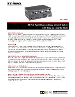 Edimax ES-5226RM Datasheet предпросмотр