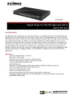 Preview for 1 page of Edimax ES-5240GM Datasheet