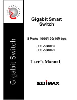 Edimax ES-5800D+ User Manual preview