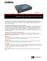 Edimax ES-5804PH Datasheet preview