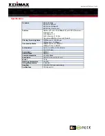 Предварительный просмотр 2 страницы Edimax ES-5804PH Datasheet