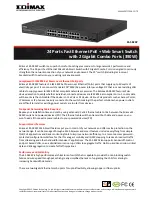 Preview for 1 page of Edimax ES-5824P Datasheet