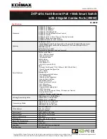 Preview for 2 page of Edimax ES-5824P Datasheet