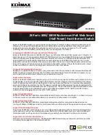 Edimax ES-5824PH Datasheet предпросмотр