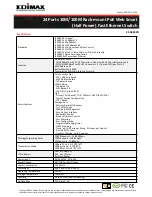 Предварительный просмотр 2 страницы Edimax ES-5824PH Datasheet