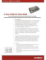 Предварительный просмотр 1 страницы Edimax EU-HB4S Specification Sheet