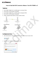 Edimax EW-7303HPn V2 Connection Manual preview