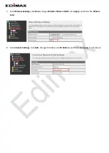 Preview for 3 page of Edimax EW-7303HPn V2 Connection Manual