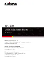 Предварительный просмотр 1 страницы Edimax GP-101SF Quick Installation Manual