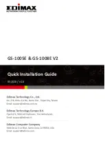 Preview for 1 page of Edimax GS-1005E Quick Installation Manual